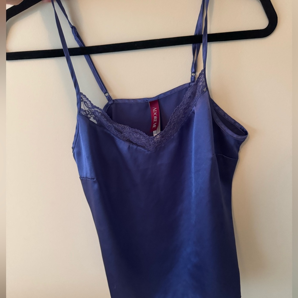 Adore Me Purple Satin Camisole